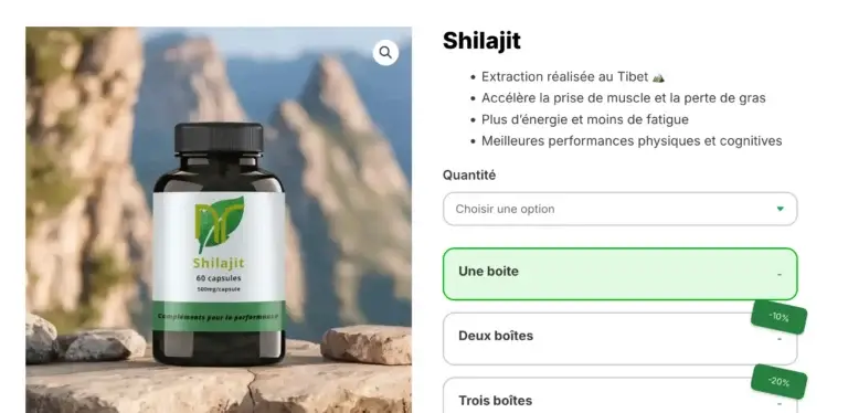 💬 Primal Supplements propose des comprimés de haute qualite avec 72% d'acide fulvique. Sourcé dans l'Altaï ce produit fait partie des meilleurs.