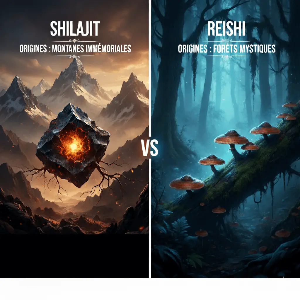 reishi vs shilajit
