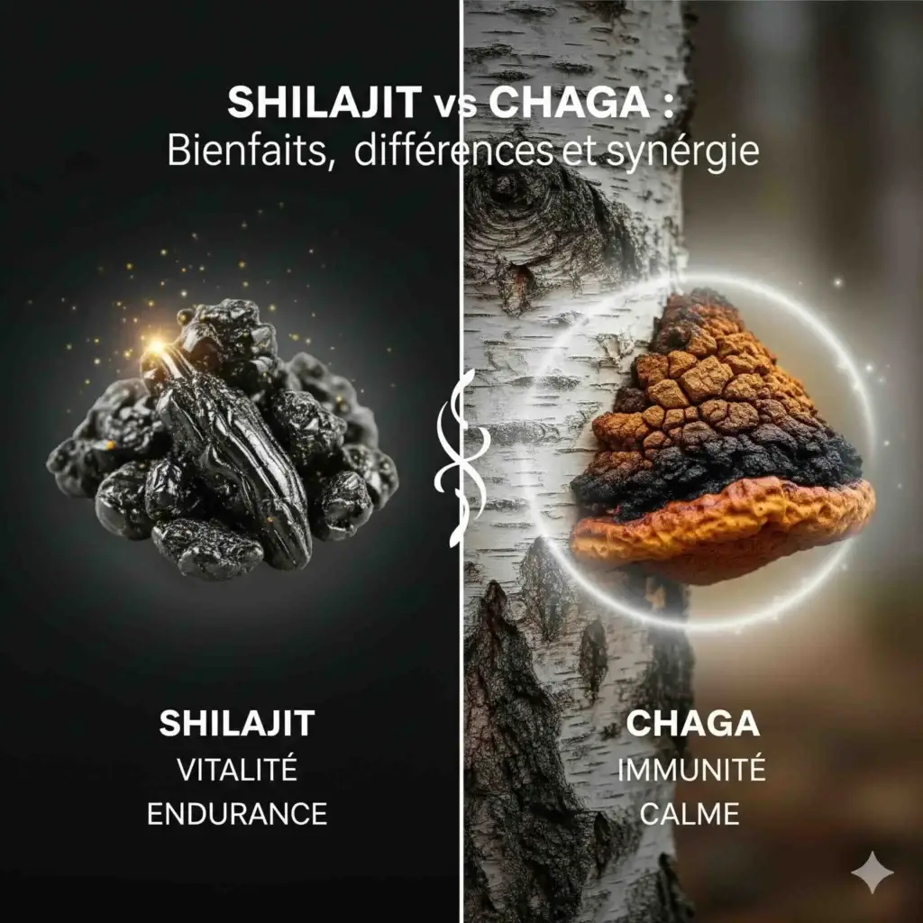 comparatif chaga et shilajit