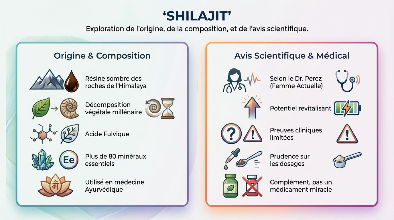 Shilajit bienfaits : l'analyse complète du médecin Résine de shilajit pure extraite des roches de l'Himalaya
